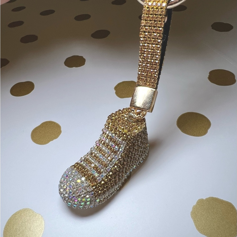 Women’s Rhinestone Mini Sneaker Shoes Keychain